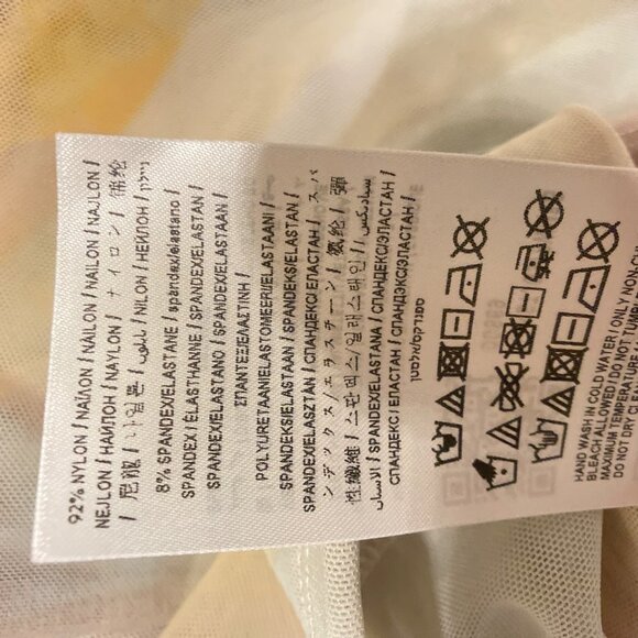 NWT GUESS Tatiya Layered Mesh Top, size Medium - Picture 9 of 11